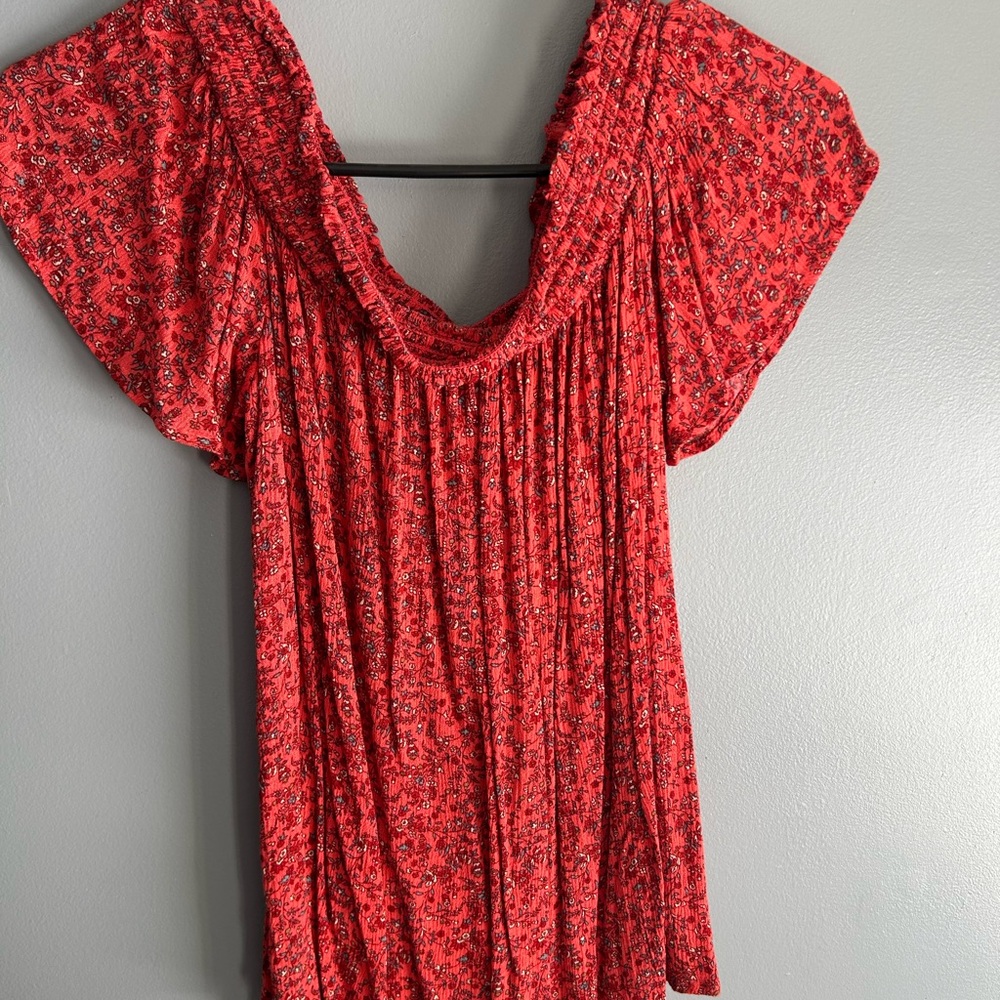 Floral Women's Top (Off Shoulder)
